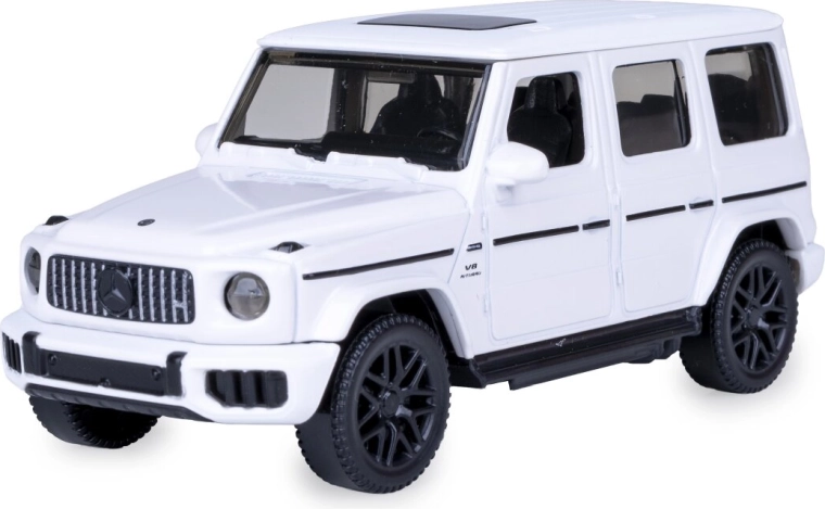 Μεταλλικό μοντέλο Mercedes-AMG G 63 σε κλίμακα 1:43, λευκό