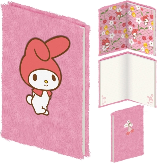 Λούτρινο σημειωματάριο Sanrio My Melody A5