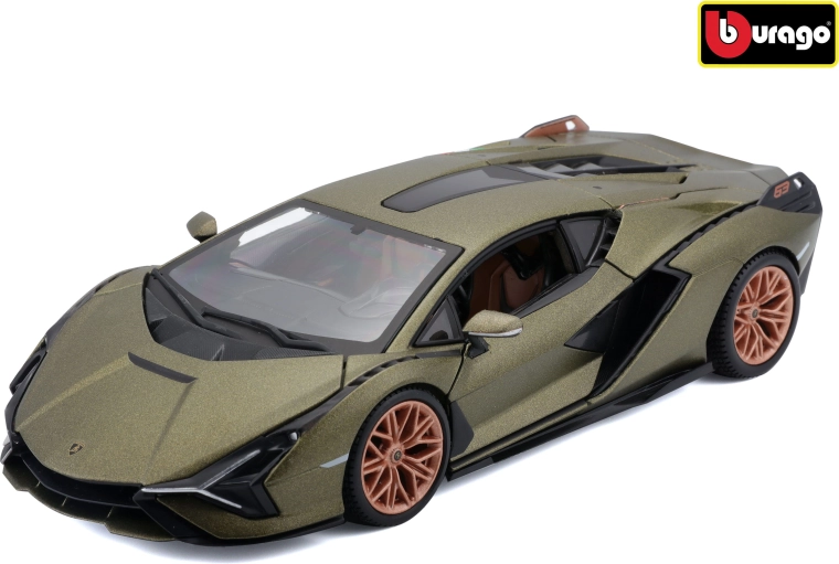 Bburago Lamborghini Sián FKP 37 σε κλίμακα 1:24, ματ πράσινο