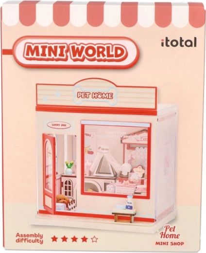 i-Total Mini World DIY μινιατούρα κατάστημα κατοικίδιων