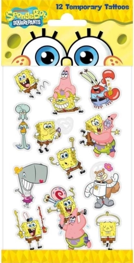 Προσωρινό τατουάζ SPONGEBOB για παιδιά