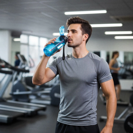 Αθλητικό πλαστικό μπουκάλι 600 ml - 1 τεμάχιο