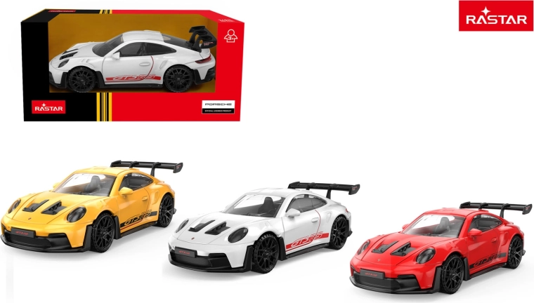 Μεταλλικό αυτοκινητάκι Rastar Porsche 911 GT3 RS 1:43 κόκκινο - 1 τεμάχιο