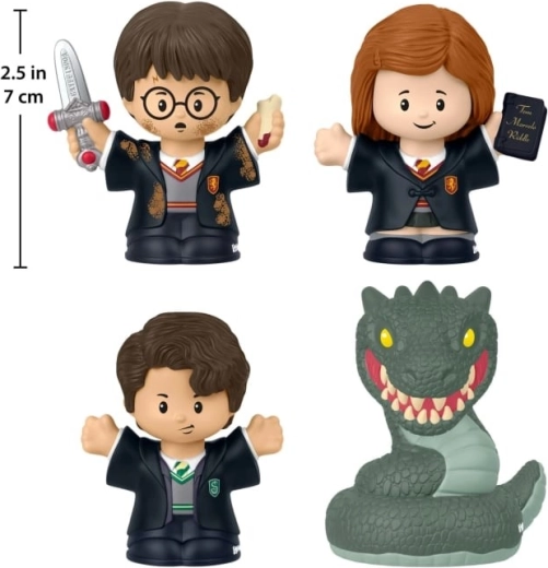 σετ φιγούρων little people harry potter: η κρυφή κάμαρα (4‑pack)