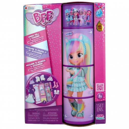 Κούκλα CRY BABIES BFF Jenna – μοδάτη κούκλα με αξεσουάρ
