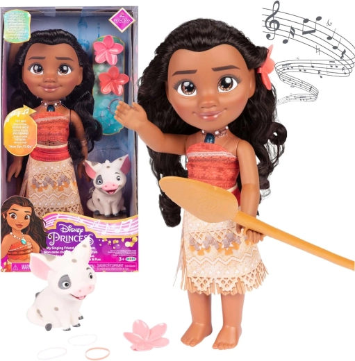 Disney διαδραστική κούκλα MOANA που τραγουδά 35 cm με αξεσουάρ