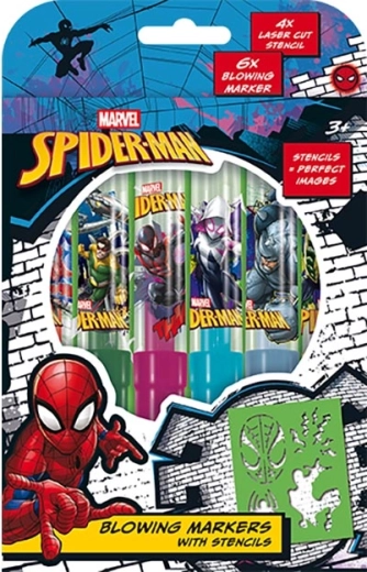 Μαρκαδόροι φύσηματος Spiderman - 1 τεμάχιο