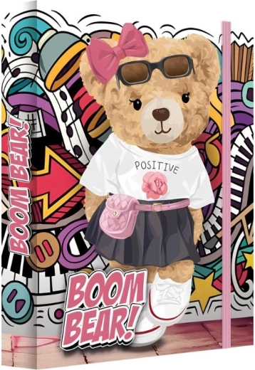 Κουτί για τετράδια A4 jumbo Max Junior Boom Bear (αρκούδα) - 1 τεμάχιο