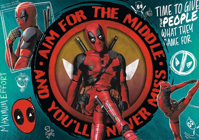 Παζλ TREFL Premium Plus: Deadpool 1000 κομμάτια