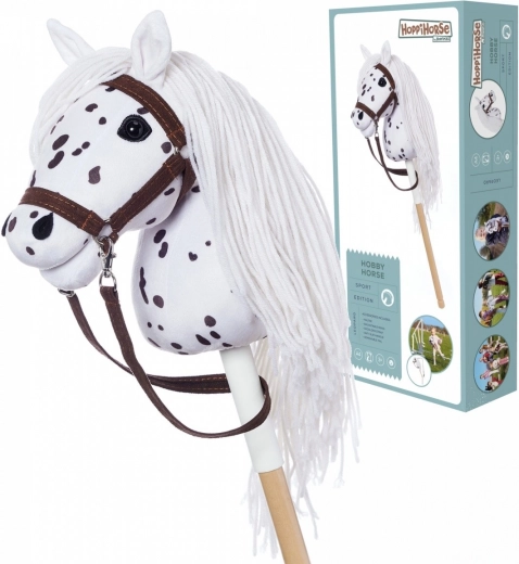 Hobby Horse HOPPIHORSE - Λευκό-πιτσιλωτό