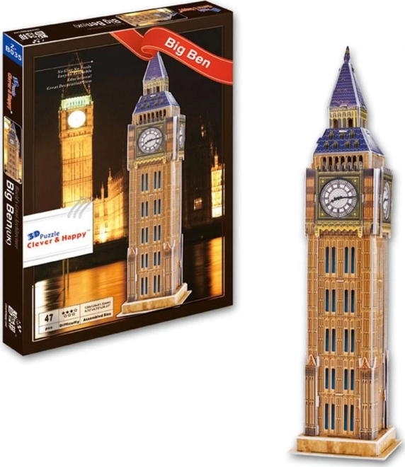 3D παζλ Big Ben Λονδίνο από Clever&Happy 47 κομμάτια
