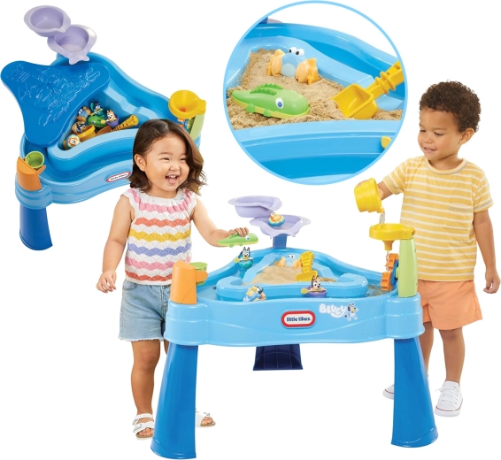 Τραπέζι νερού και άμμου LITTLE TIKES BLUEY με φιγούρες και αξεσουάρ