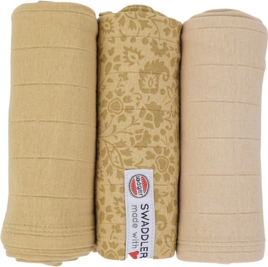 Lodger Swaddler Flower Tribe 70 × 70 cm sand - 1 τεμ.
