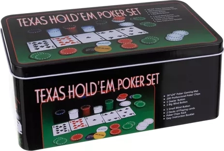 Πλήρης εξοπλισμός για Texas Hold'em