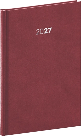 Εβδομαδιαίο ημερολόγιο Notique Balakon 2027 μπορντό 15 × 21 cm