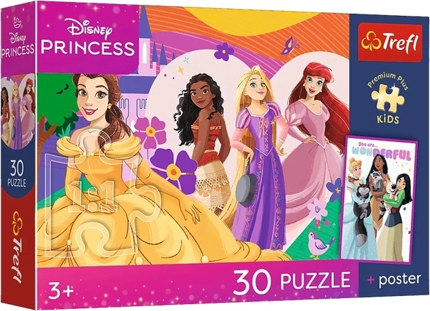 Παζλ Premium Plus Kids Disney πριγκίπισσες και φιλία 30 κομμάτια