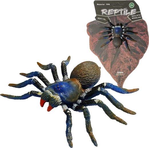 Ζωντανή φύση Blue Tarantula – ρεαλιστικό μοντέλο αράχνης 8 cm
