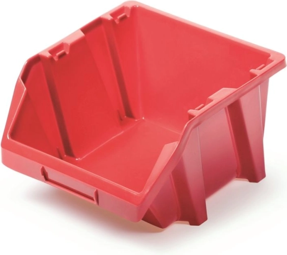 Πλαστικό κουτί αποθήκευσης Bineer Short 144 × 118 × 84 mm, κόκκινο