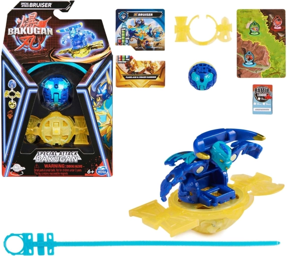 Bakugan Special Attack Bruiser – περιστρεφόμενη φιγούρα με κάρτες από τη Spin Master