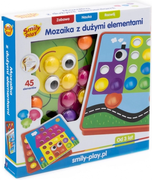 Μωσαϊκό παζλ με κουμπιά για παιδιά