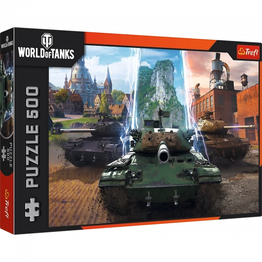 Παζλ 500 κομμάτια - World of Tanks: Ώρα για δράση! Trefl