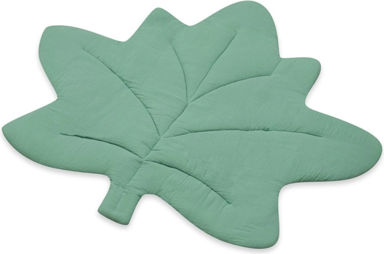 Μουσελίνα βρεφική κουβέρτα παιχνιδιού New Baby Maple Leaf mint