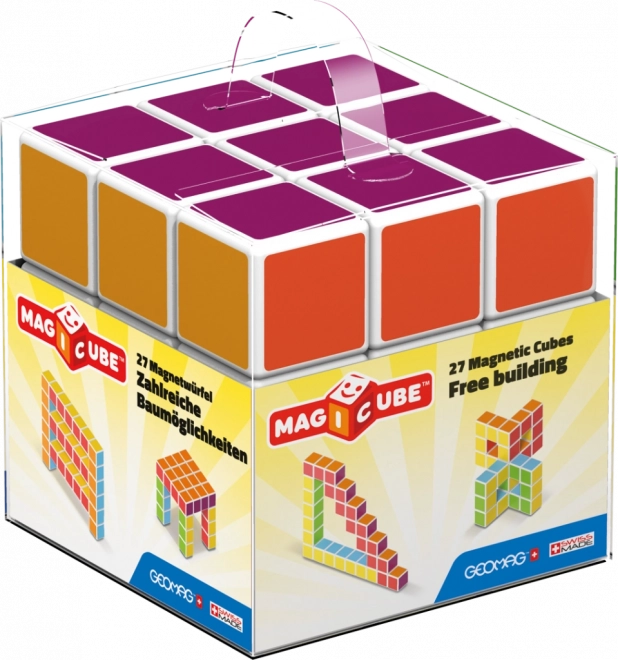 Μαγνητικοί κύβοι GEOMAG Magicube Free Building – σετ 27 κύβων