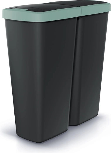 Κάδος απορριμμάτων Prosperplast Compacta Q Duo 50 l για διαλογή απορριμμάτων