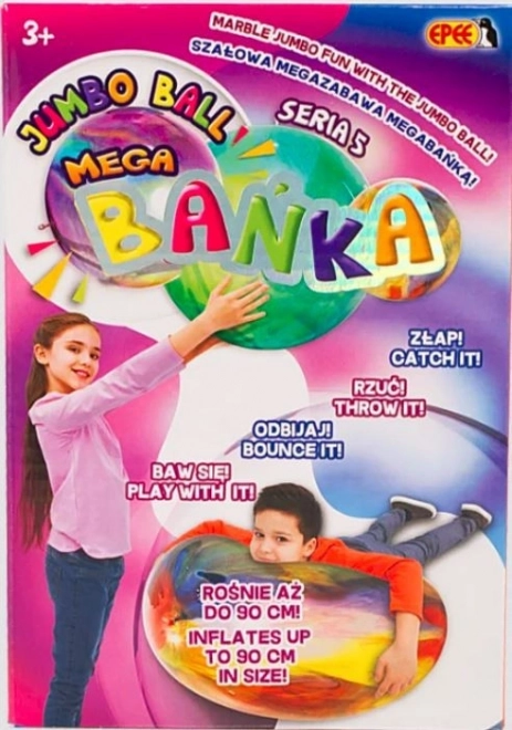 Mega Φούσκα Πολύχρωμη Τρέλα Μπλε-Πράσινη