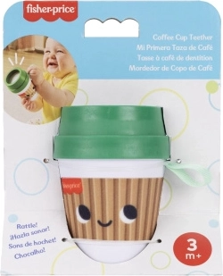 Fisher-Price κουπάκι καφέ κουδουνίστρα για μωρά