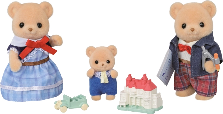 Sylvanian Families οικογένεια μπισκοτένιων αρκούδων