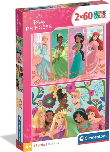 Παζλ Clementoni Disney Πριγκίπισσες 2×60 κομμάτια