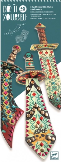 DJECO DIY αστραφτερά σπαθιά για ιππότες