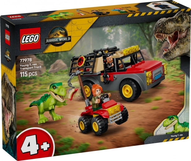 LEGO Jurassic World φορτηγό μεταφοράς με μωρό T. rex