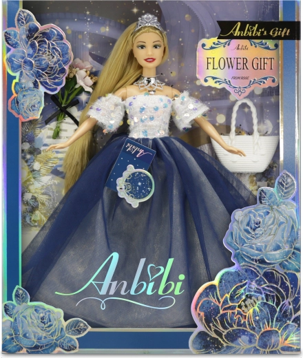 Λουλουδάτη κούκλα Anbibi Παβλίνκα 28 cm