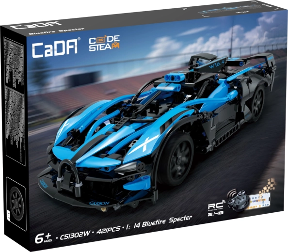 Κατασκευαστικό σετ CADA Bluefire Specter 1 RC με τηλεχειρισμό