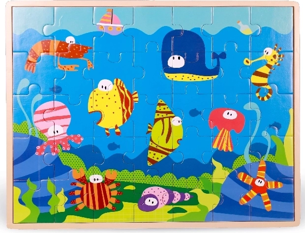 Ξύλινο παζλ Ocean TOP BRIGHT με 35 κομμάτια