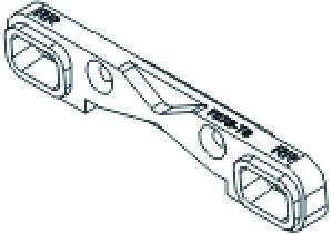 JAMARA πίσω κάτω βάση ανάρτησης 7075 CNC