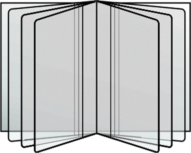 Διαφανής θήκη για έγγραφα 80x115mm