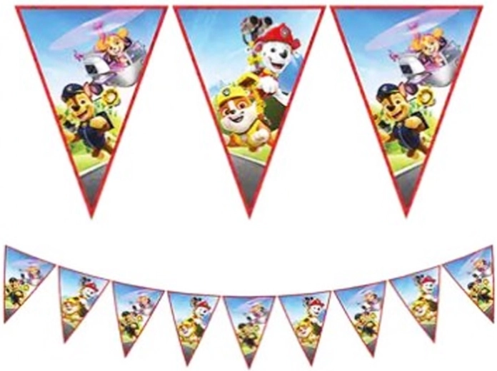 Γιρλάντα με σημαιάκια Paw Patrol