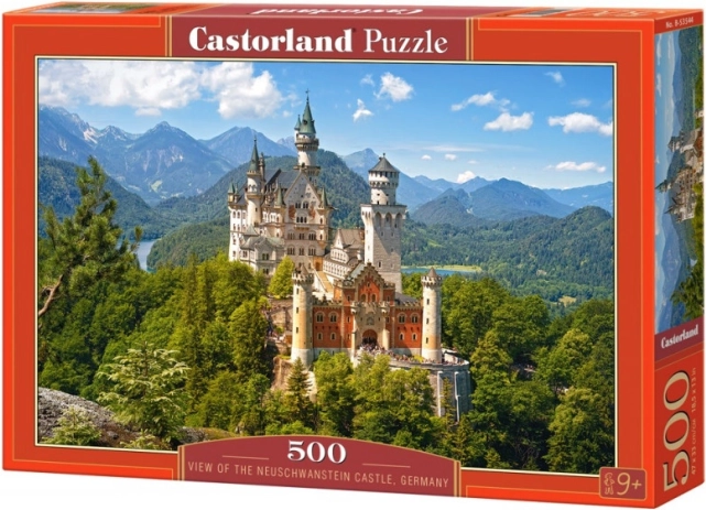 Παζλ 500 κομματιών – θέα στο κάστρο Neuschwanstein