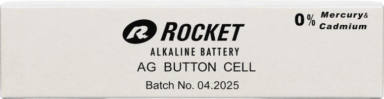 Αλκαλικές μπαταρίες κουμπί Rocket AG13 (LR44) 1,5 V – συσκευασία 200 τεμ.