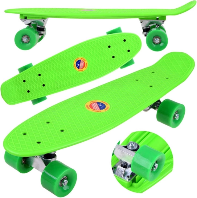 Fiszka penny skateboard για παιδιά έως 50 kg – Πράσινο