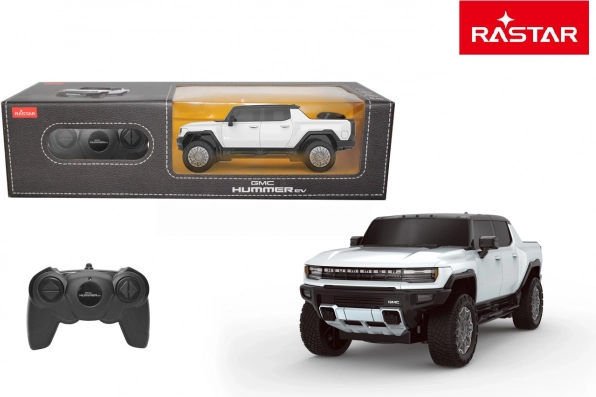 RC αυτοκίνητο GMC Hummer EV 1:26 λευκό – Rastar 2,4 GHz
