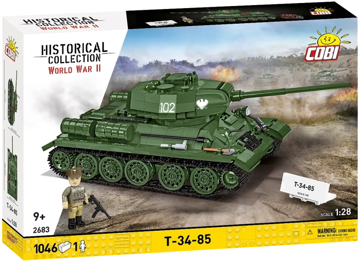 Σετ κατασκευής COBI άρμα T-34-85 2 σε 1 1:28