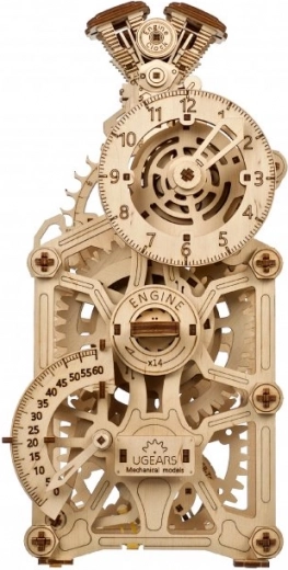 Ugears 3D ξύλινο μηχανικό παζλ με μοτέρ