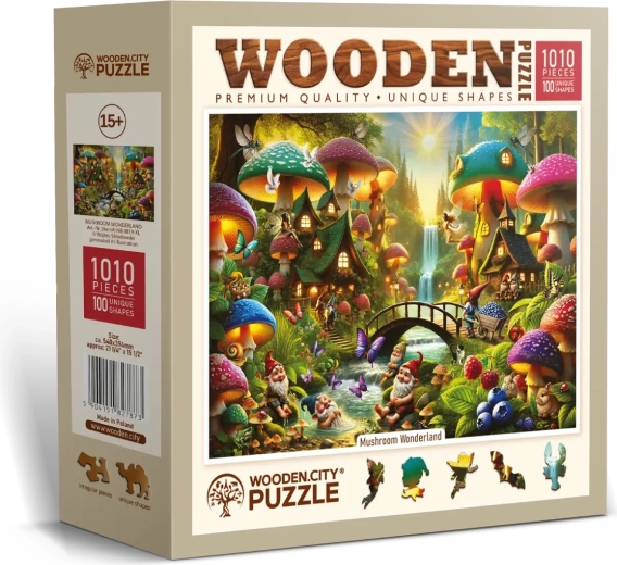 Ξύλινο παζλ Wooden City Μανιταροβασίλειο των Θαυμάτων 1010 κομμάτια