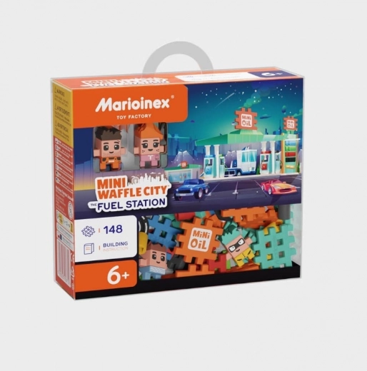 Κύβοι Mini Waffle – πρατήριο καυσίμων, 148 κομμάτια