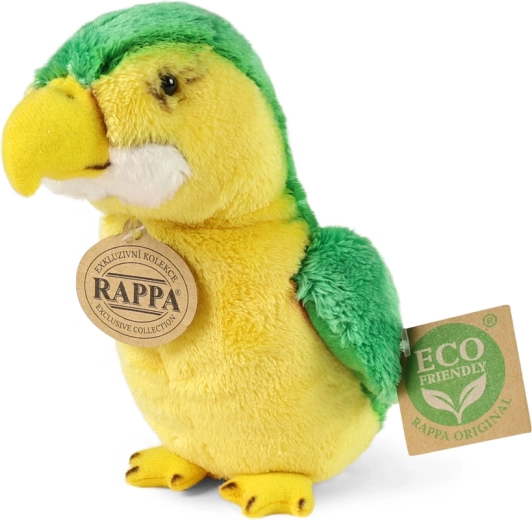 Λούτρινος παπαγάλος πράσινος 15 cm eco‑friendly