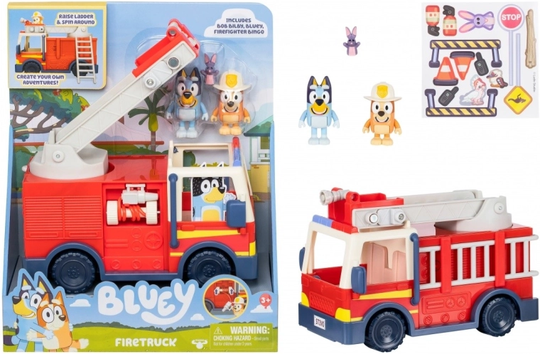 Πυροσβεστικό όχημα Bluey με φιγούρες